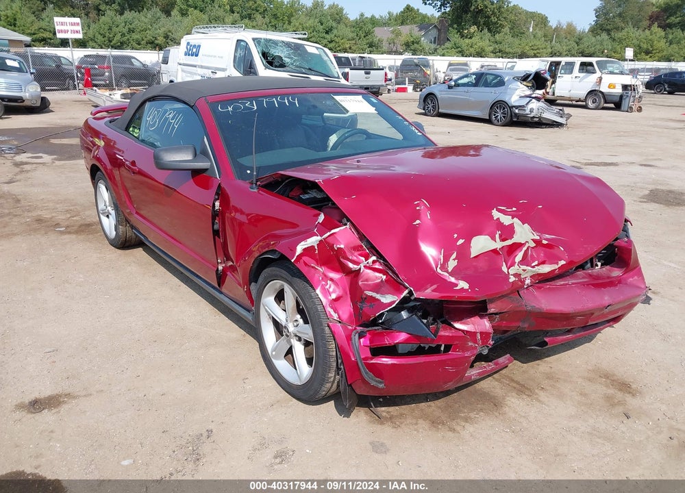2006 FORD MUSTANG V6 VIN: 1ZVFT84N865107439