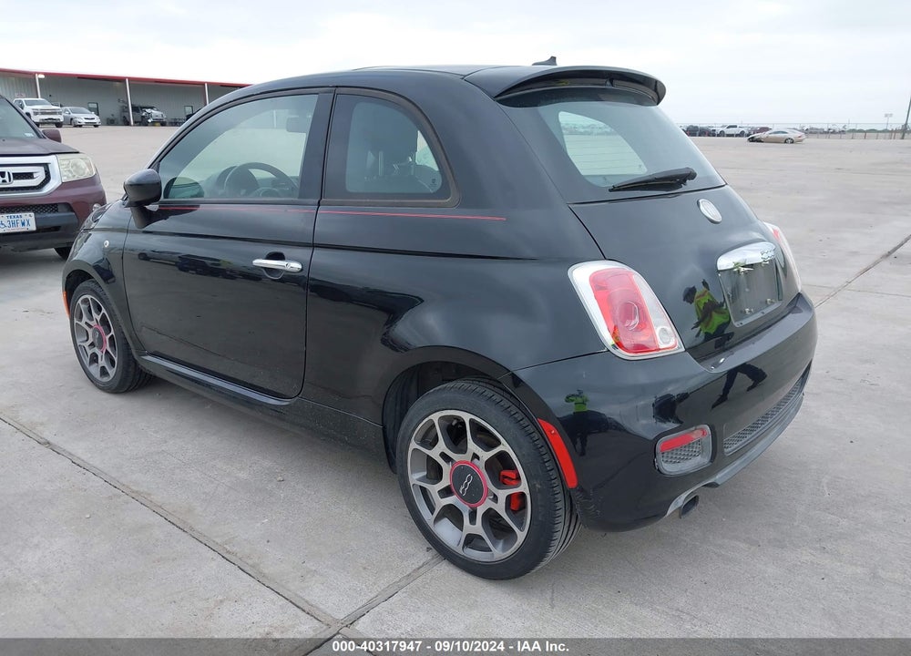 2012 FIAT 500 SPORT VIN: 3C3CFFBR9CT179774