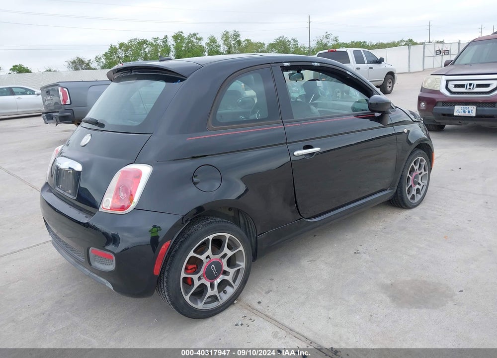 2012 FIAT 500 SPORT VIN: 3C3CFFBR9CT179774