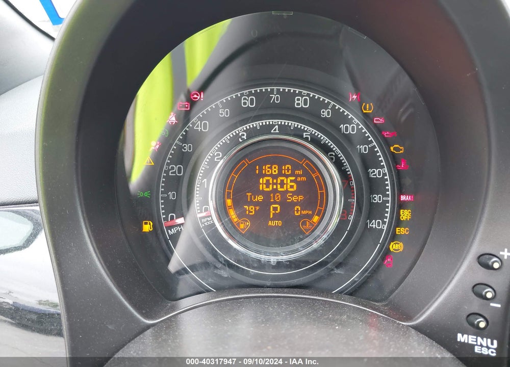 2012 FIAT 500 SPORT VIN: 3C3CFFBR9CT179774