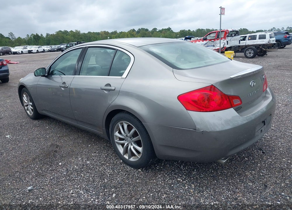 2007 INFINITI G35 JOURNEY VIN: JNKBV61E17M705267