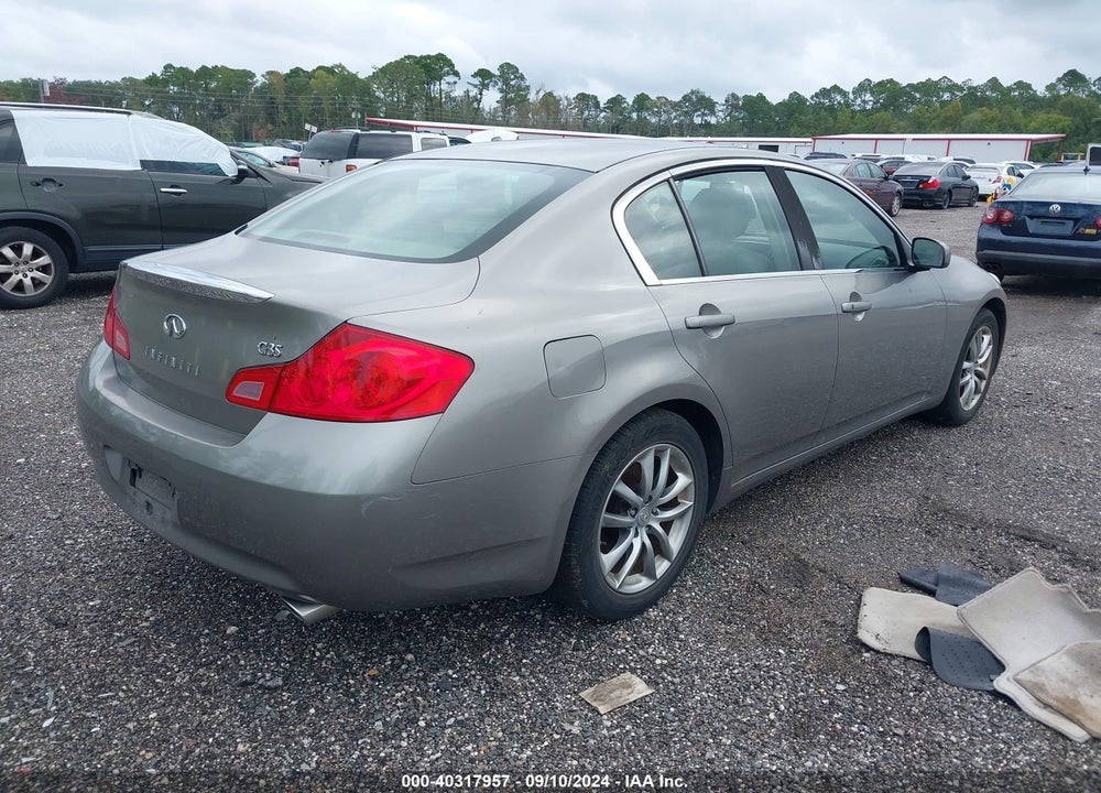 2007 INFINITI G35 JOURNEY VIN: JNKBV61E17M705267