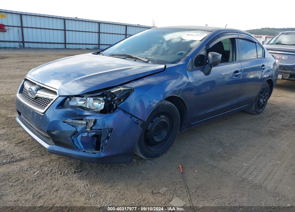 2013 SUBARU IMPREZA 2.0I VIN: JF1GJAA60DH014661