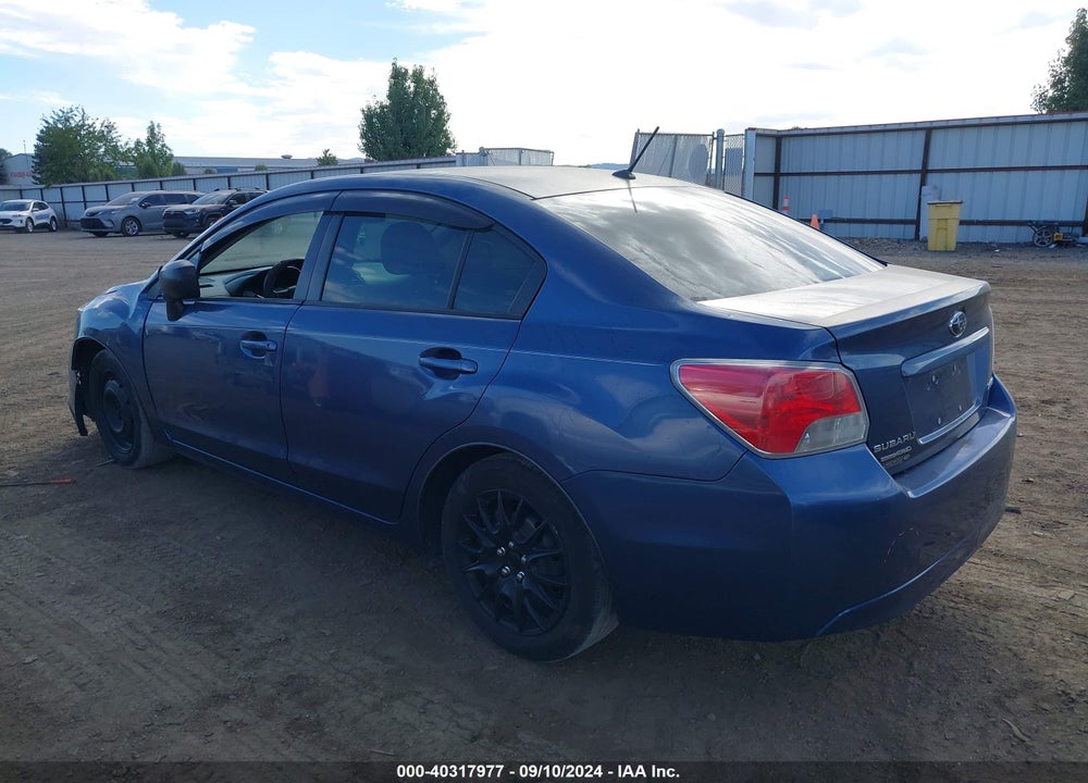 2013 SUBARU IMPREZA 2.0I VIN: JF1GJAA60DH014661