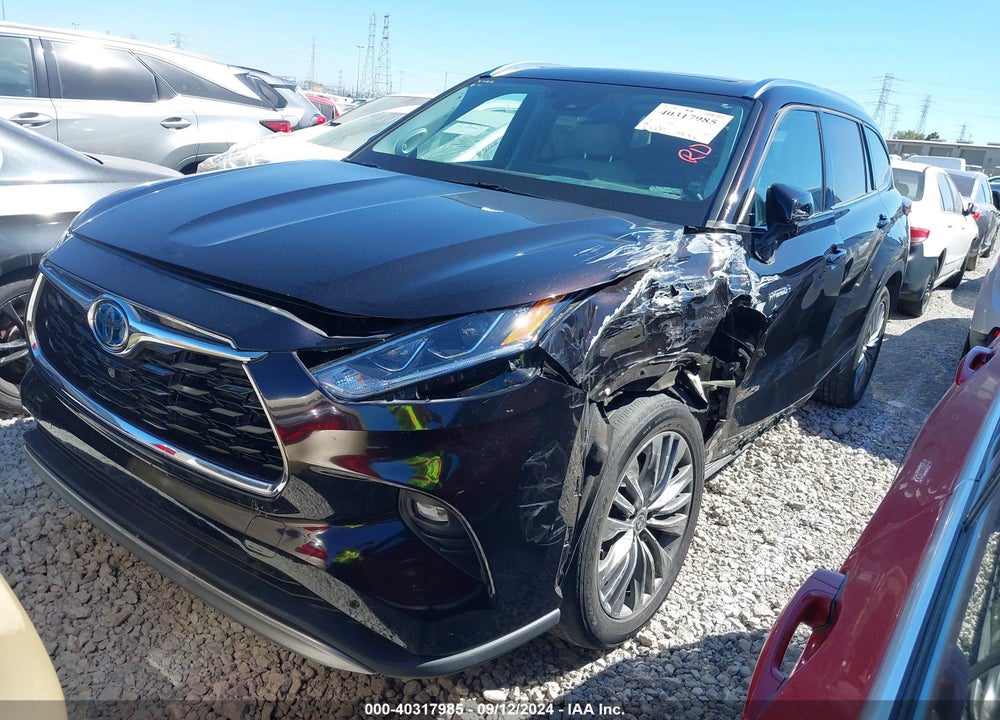 2021 TOYOTA HIGHLANDER HYBRID PLATINUM VIN: 5TDFARAH8MS012187