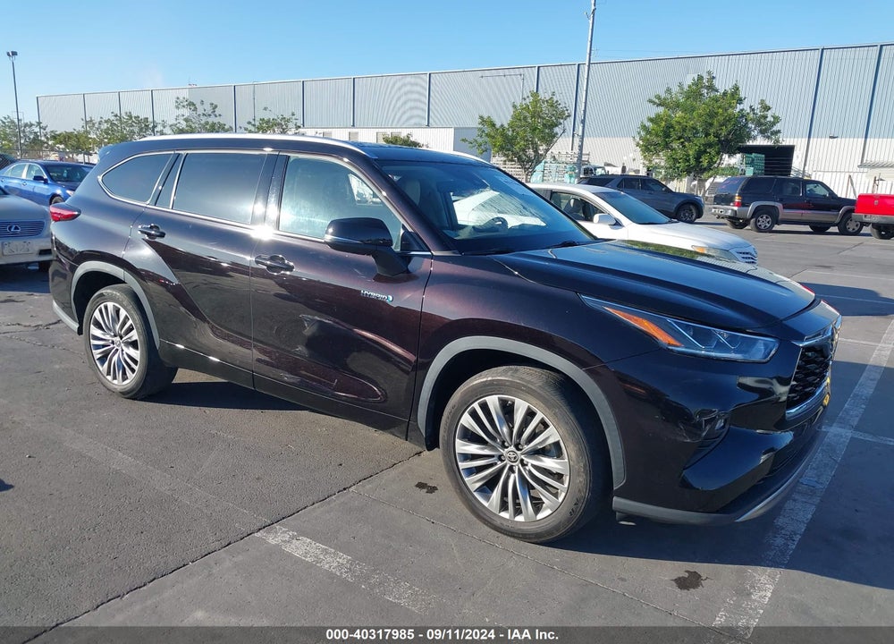2021 TOYOTA HIGHLANDER HYBRID PLATINUM VIN: 5TDFARAH8MS012187