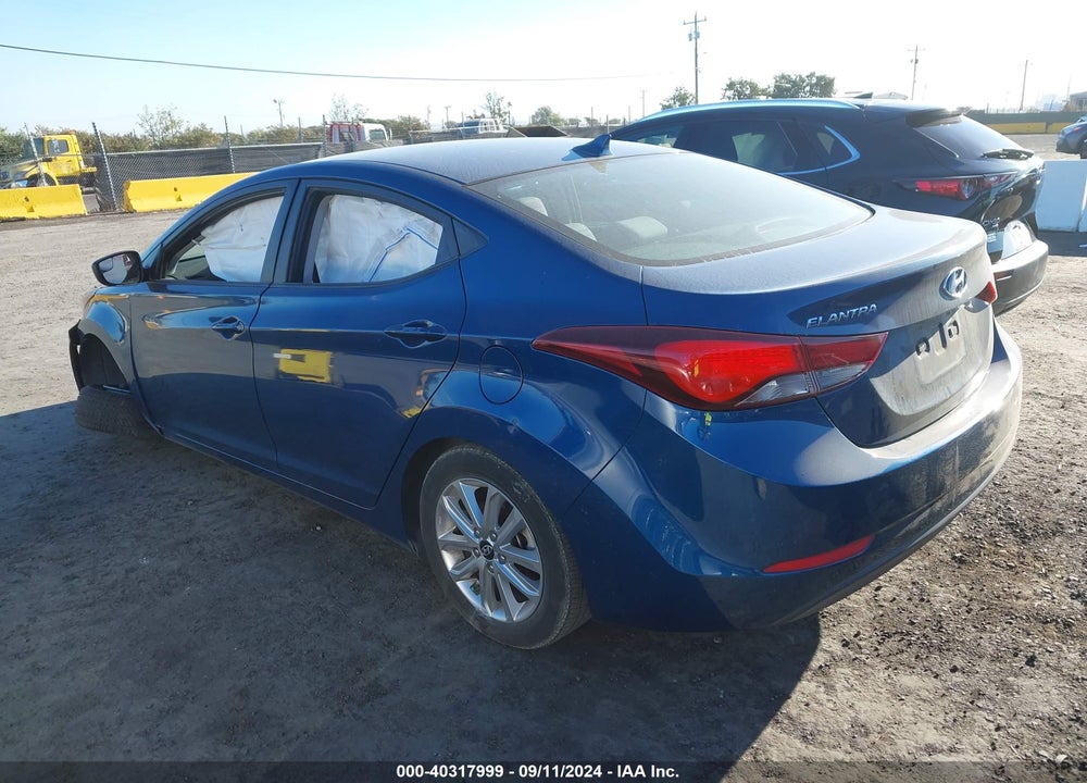 2015 HYUNDAI ELANTRA SE VIN: KMHDH4AE0FU321416
