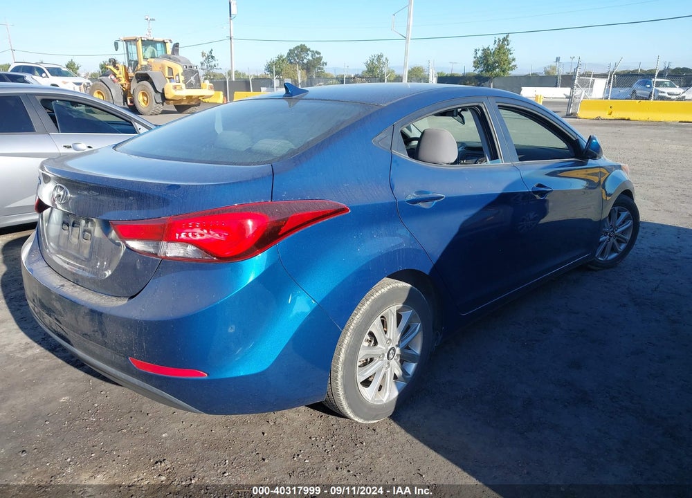 2015 HYUNDAI ELANTRA SE VIN: KMHDH4AE0FU321416