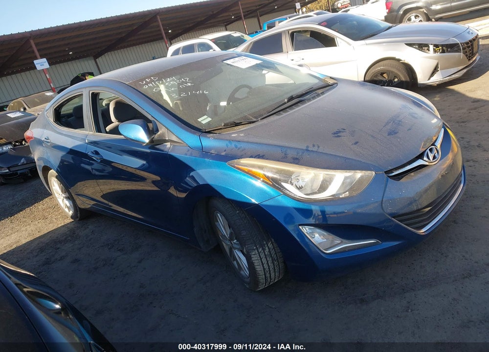 2015 HYUNDAI ELANTRA SE VIN: KMHDH4AE0FU321416