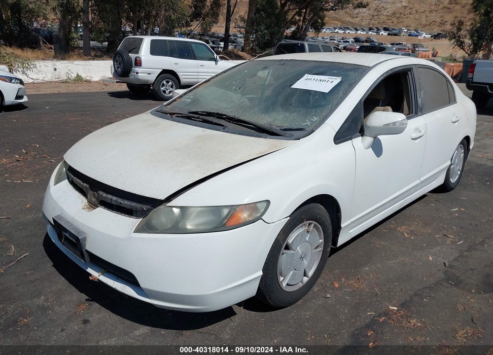 2008 HONDA CIVIC HYBRID VIN: JHMFA36288S011201