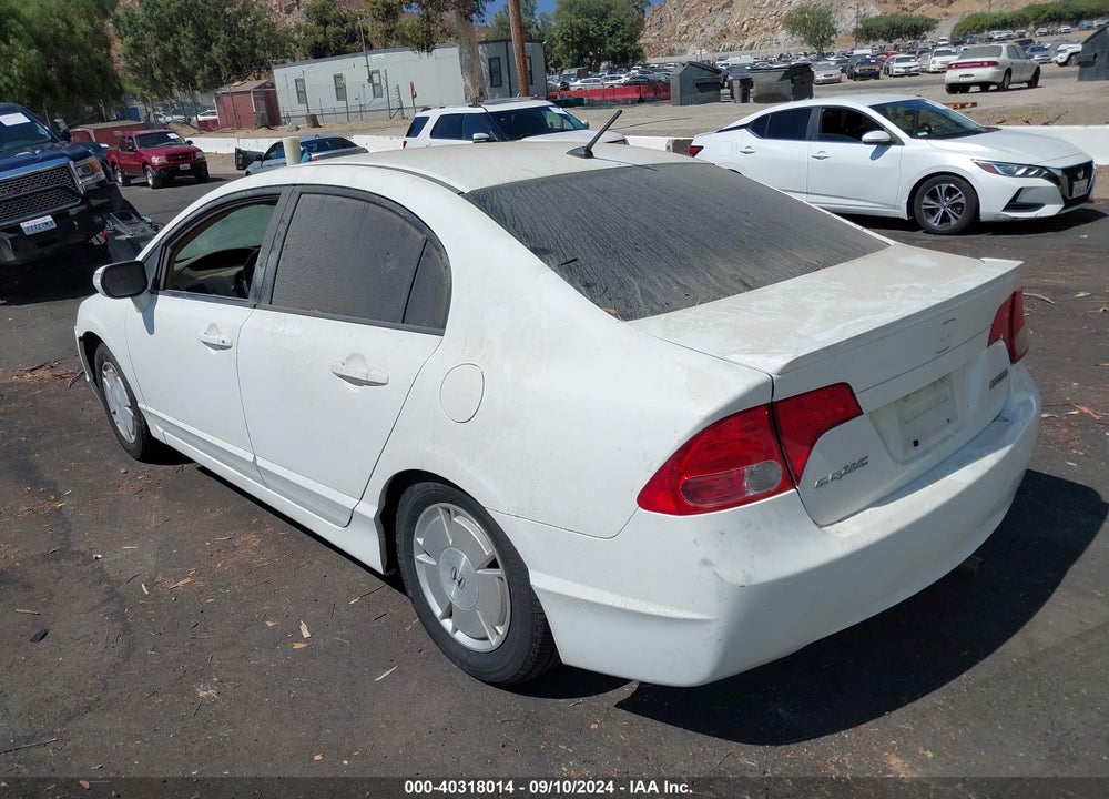 2008 HONDA CIVIC HYBRID VIN: JHMFA36288S011201
