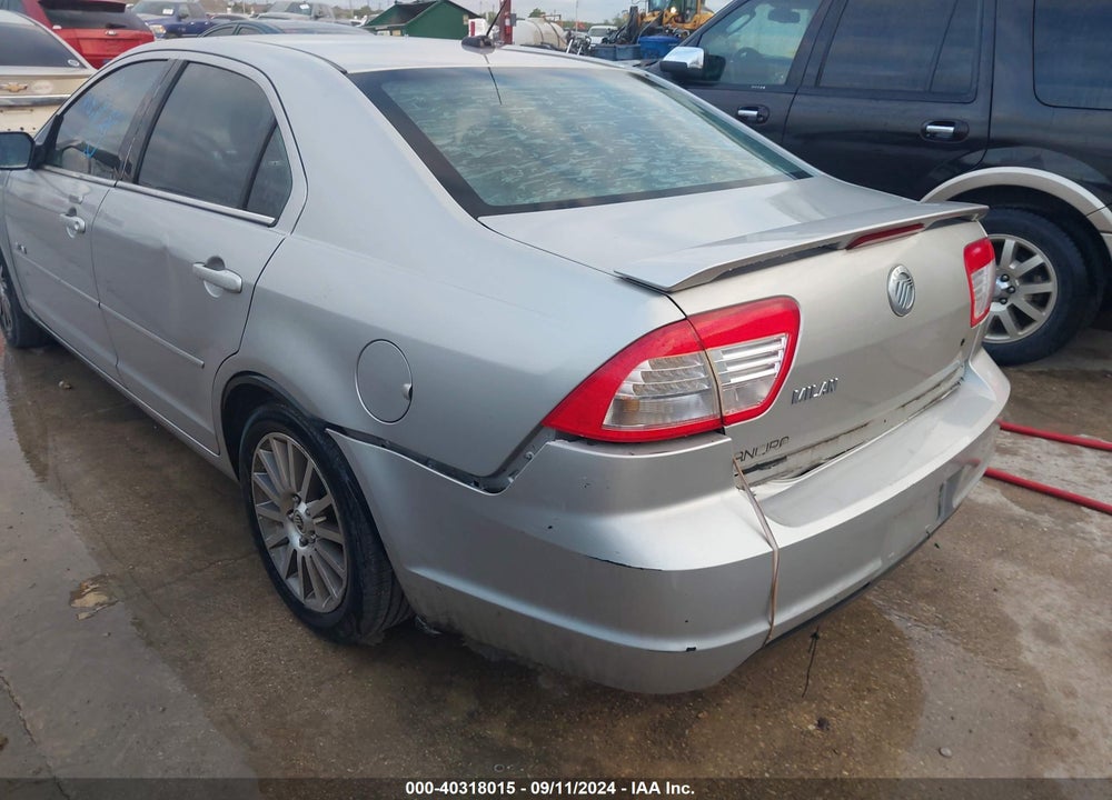 2008 MERCURY MILAN I4 VIN: 3MEHM07Z88R605227