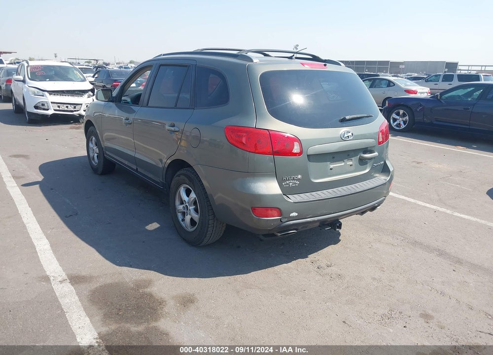 2007 HYUNDAI SANTA FE GLS VIN: KM8SG13D77U142935