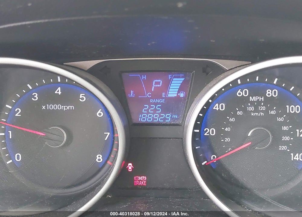 2013 HYUNDAI TUCSON GLS VIN: KM8JU3AC3DU742020