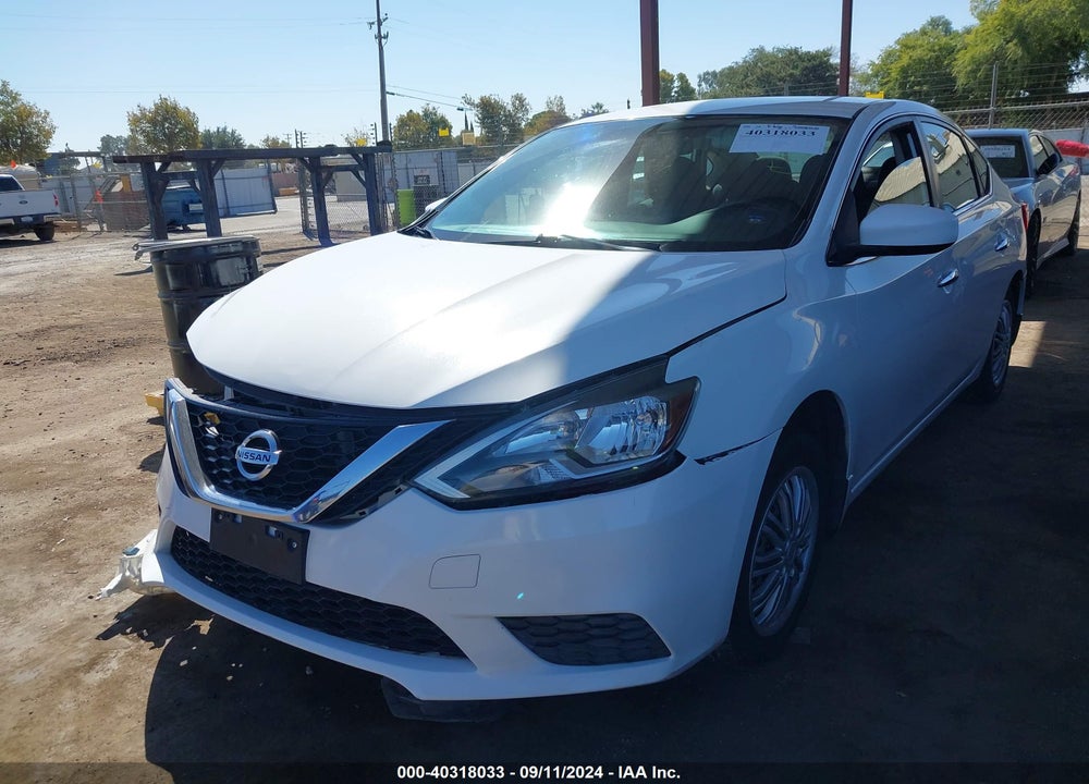 2016 NISSAN SENTRA S VIN: 3N1AB7AP3GY230122