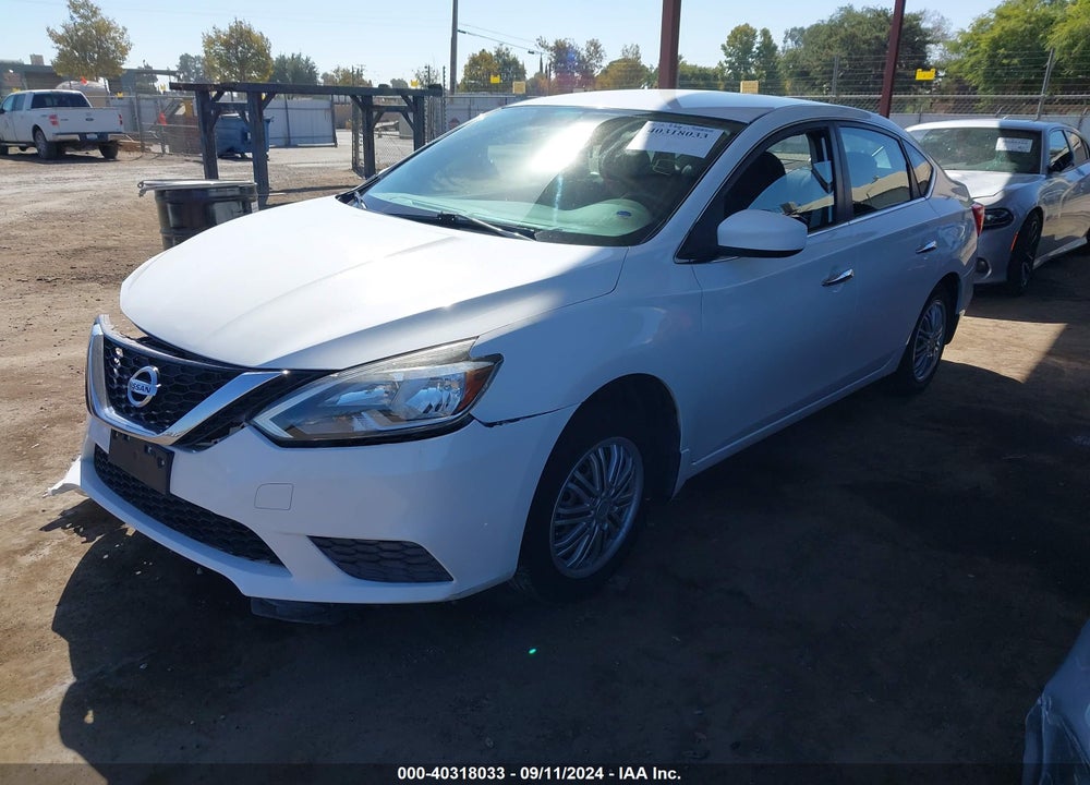 2016 NISSAN SENTRA S VIN: 3N1AB7AP3GY230122