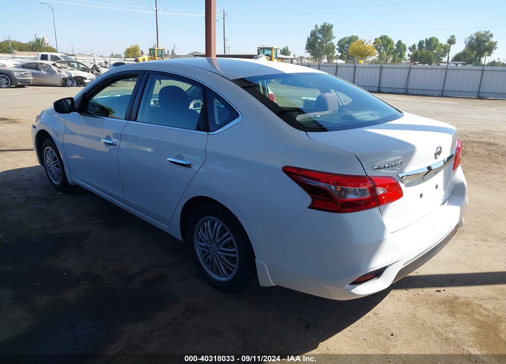 2016 NISSAN SENTRA S VIN: 3N1AB7AP3GY230122