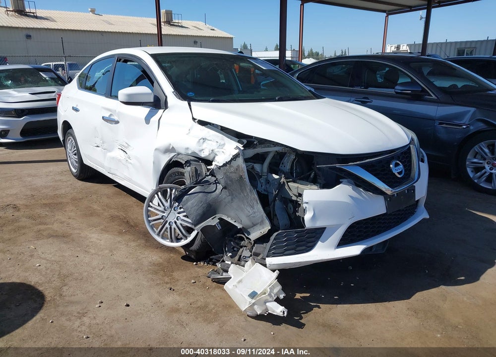 2016 NISSAN SENTRA S VIN: 3N1AB7AP3GY230122