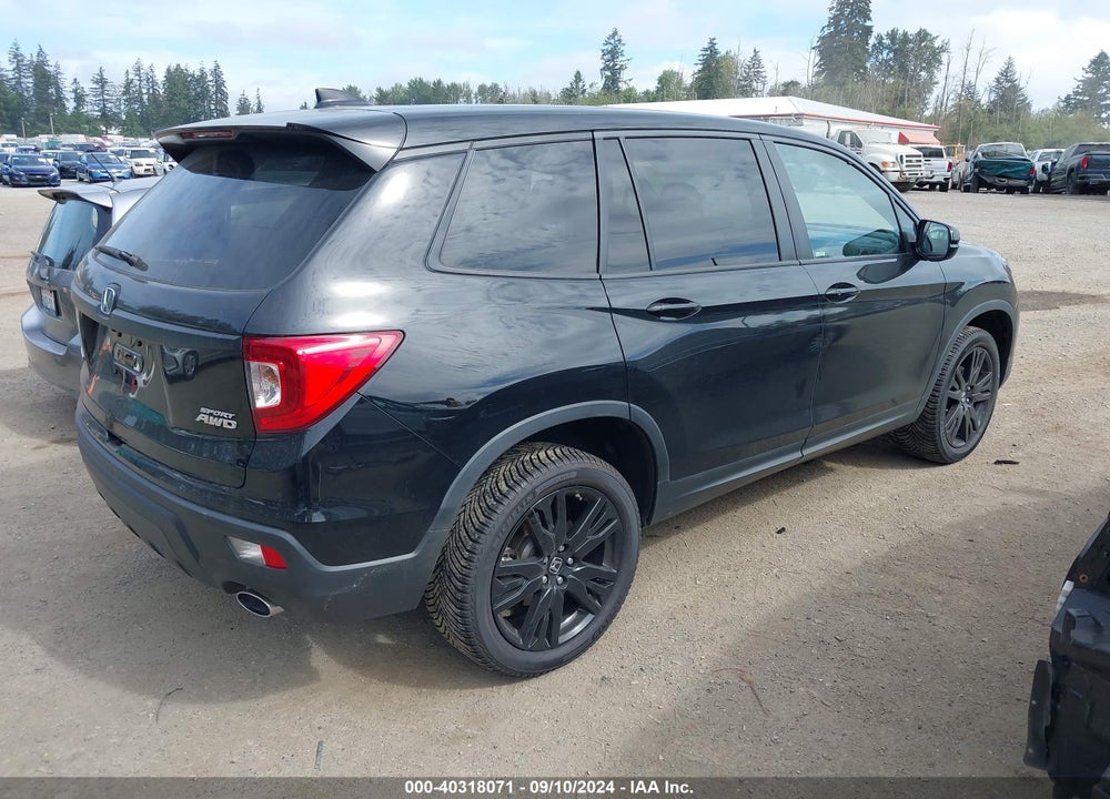 2019 HONDA PASSPORT SPORT VIN: 5FNYF8H21KB020753