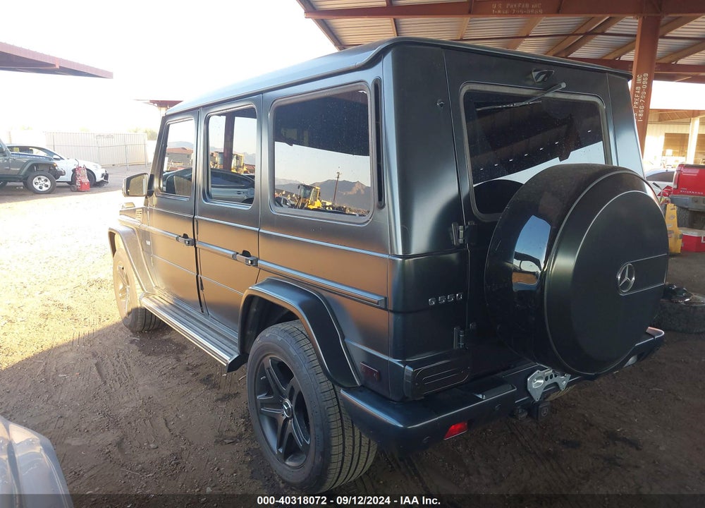 2016 MERCEDES-BENZ G 550 4MATIC VIN: WDCYC3KF1GX248489