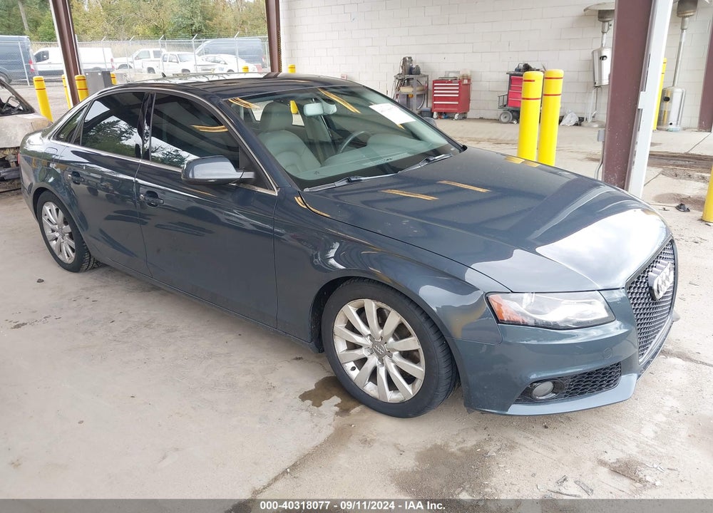 2010 AUDI A4 2.0T PREMIUM VIN: WAUFFAFL0AN059907