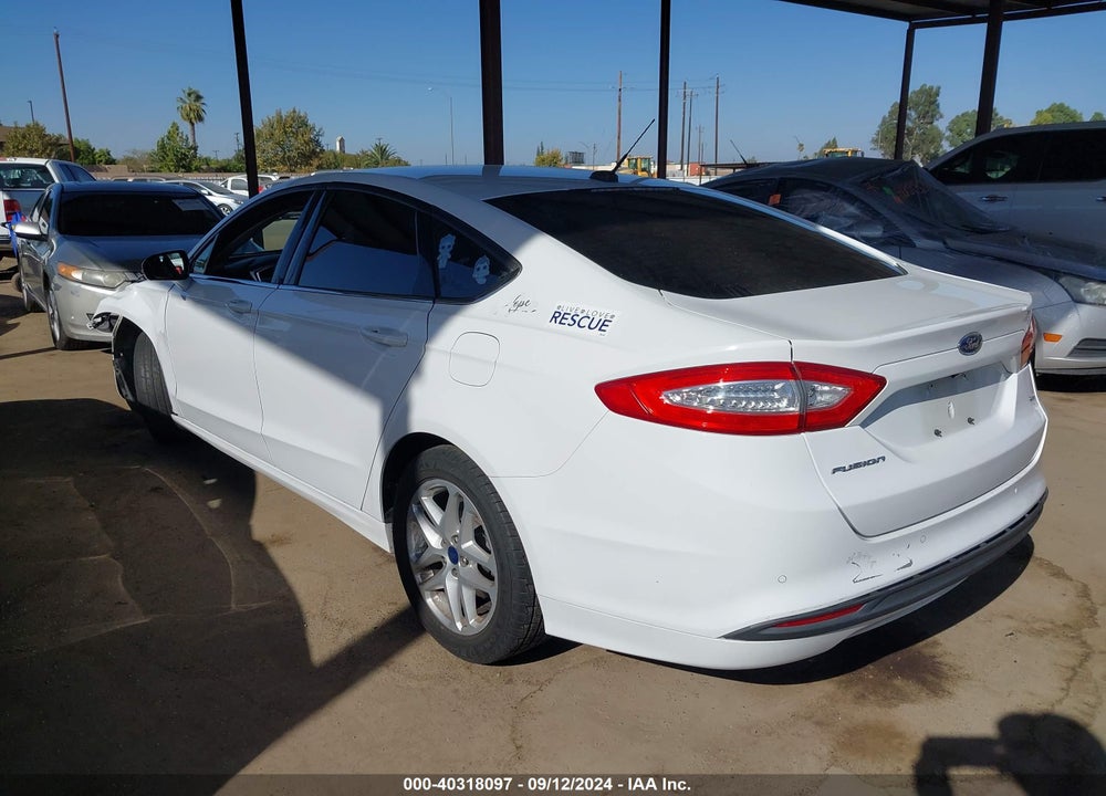 2016 FORD FUSION SE VIN: 3FA6P0H75GR397437