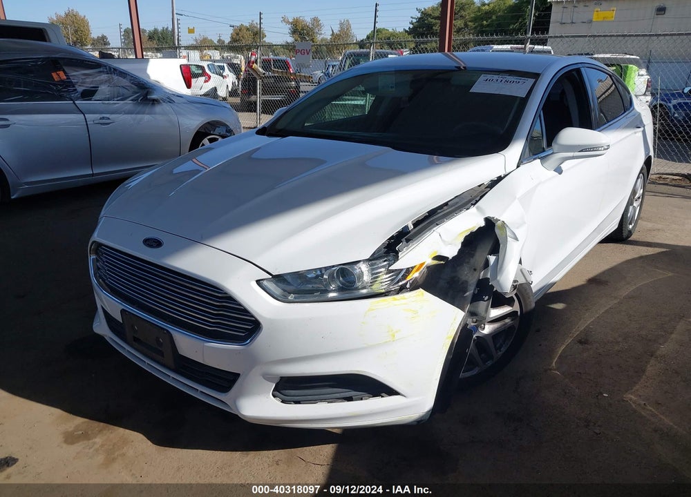 2016 FORD FUSION SE VIN: 3FA6P0H75GR397437