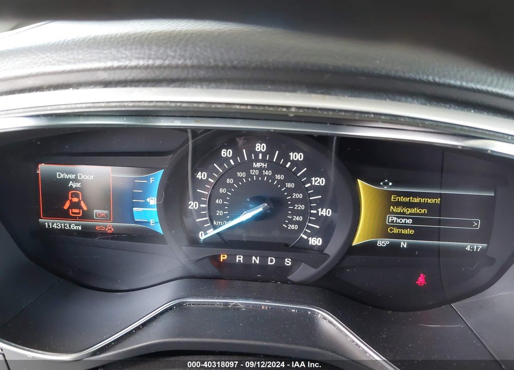 2016 FORD FUSION SE VIN: 3FA6P0H75GR397437
