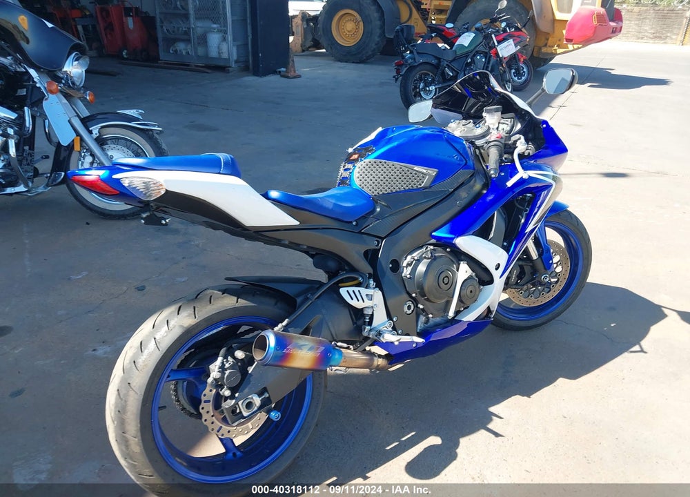 2008 SUZUKI GSX-R600 VIN: JS1GN7EA782104232