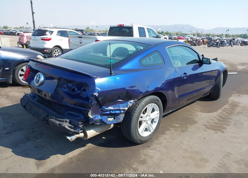 2012 FORD MUSTANG V6 VIN: 1ZVBP8AM2C5247769