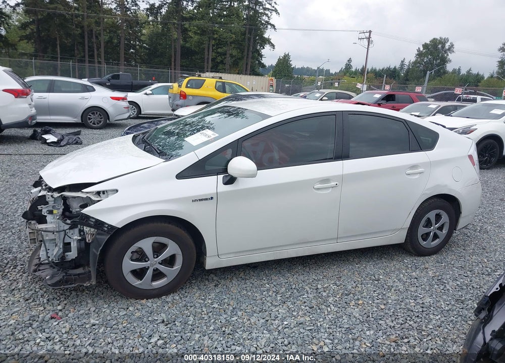 2013 TOYOTA PRIUS TWO VIN: JTDKN3DU6D0354233