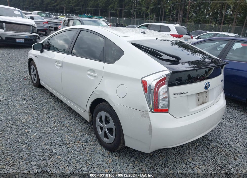 2013 TOYOTA PRIUS TWO VIN: JTDKN3DU6D0354233