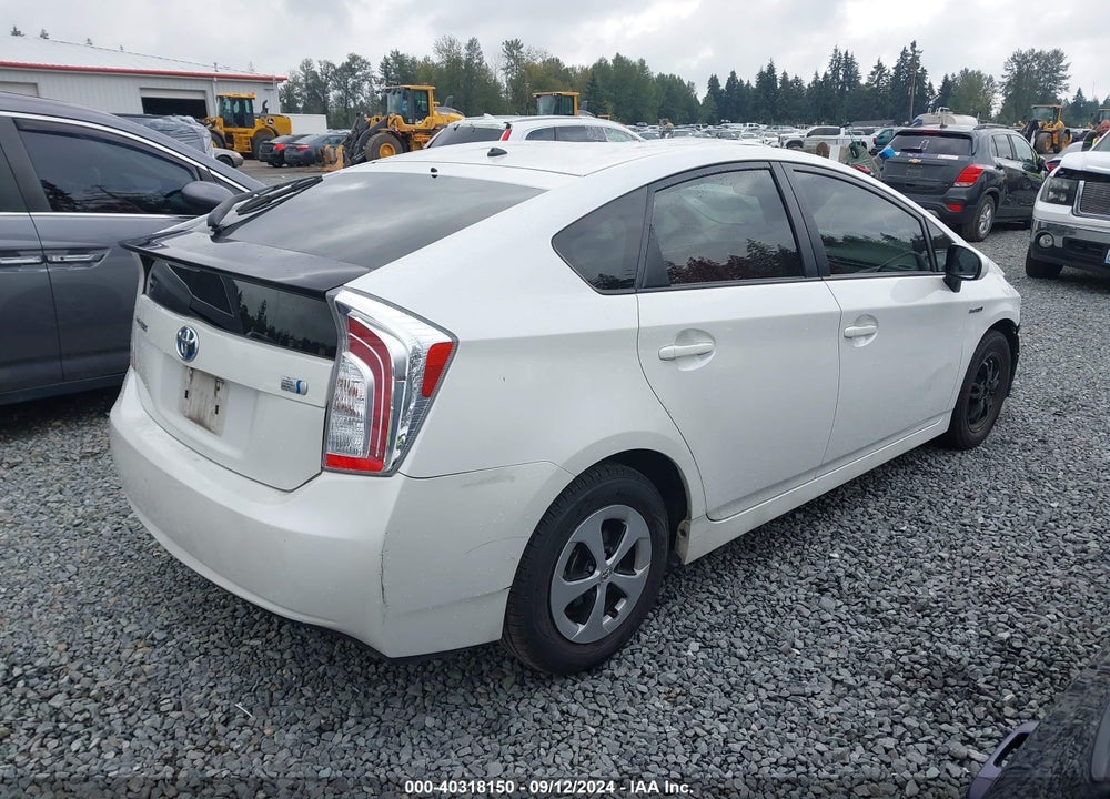 2013 TOYOTA PRIUS TWO VIN: JTDKN3DU6D0354233