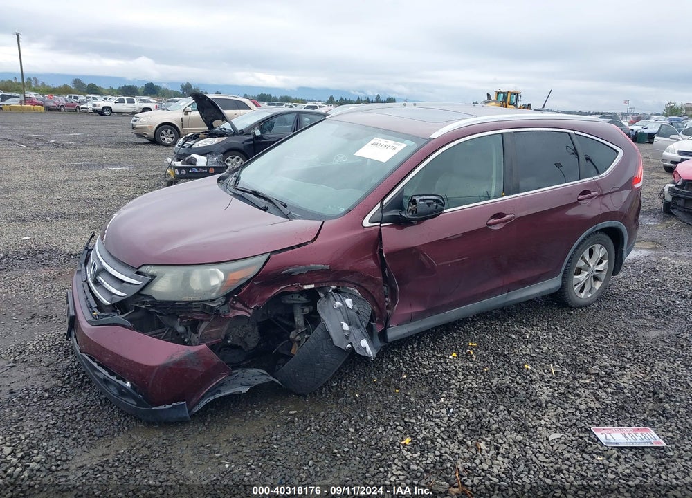 2013 HONDA CR-V EX-L VIN: 5J6RM4H78DL030575