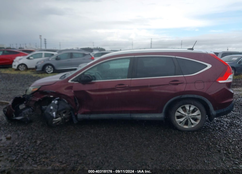 2013 HONDA CR-V EX-L VIN: 5J6RM4H78DL030575