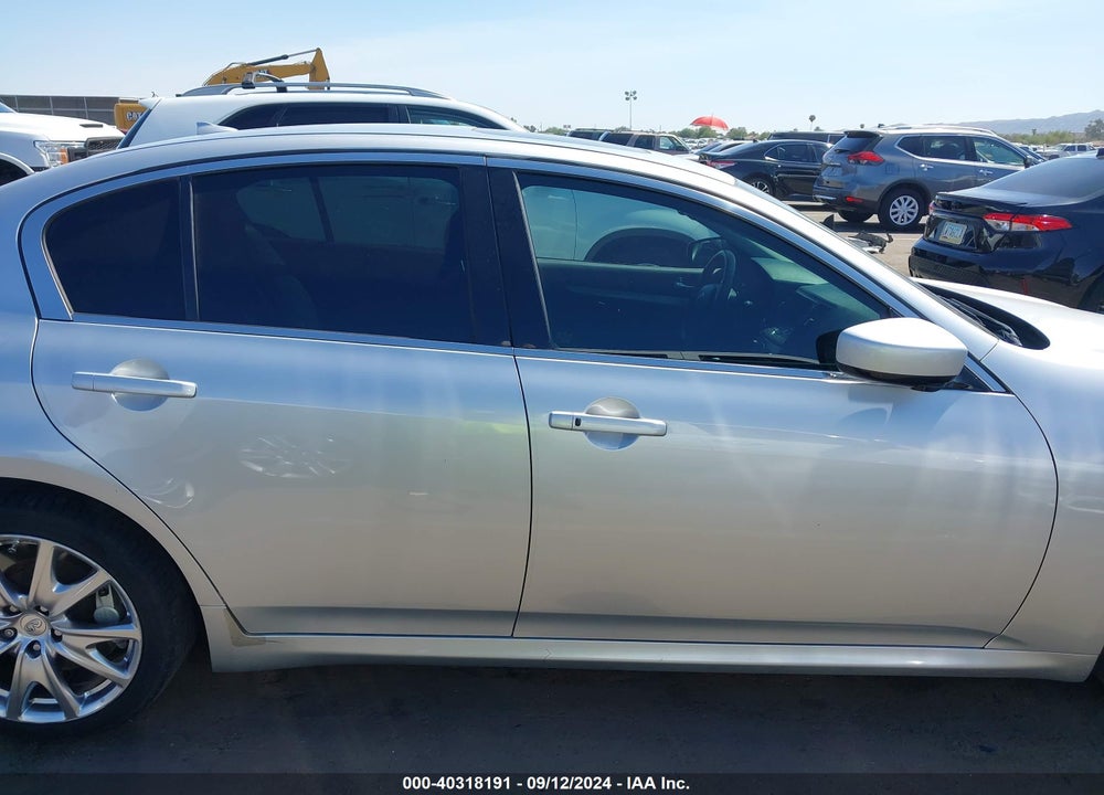 2012 INFINITI G37 JOURNEY VIN: JN1CV6AP8CM931312