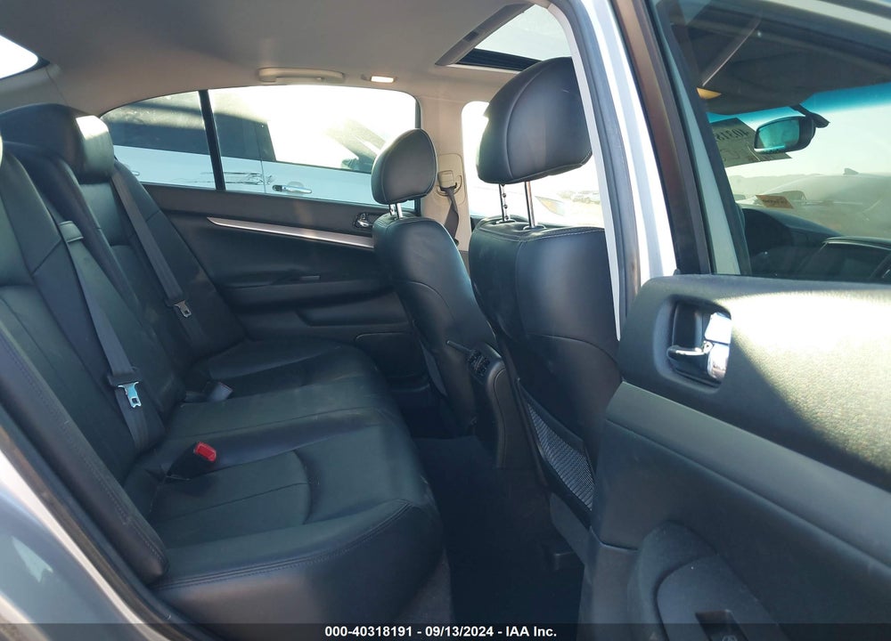 2012 INFINITI G37 JOURNEY VIN: JN1CV6AP8CM931312