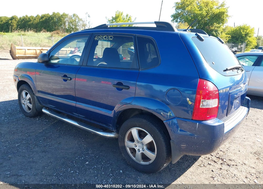 2007 HYUNDAI TUCSON GLS VIN: KM8JM12B37U635337