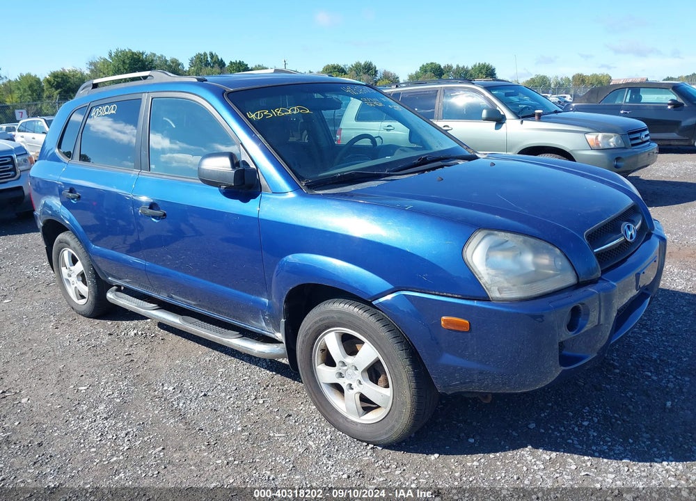 2007 HYUNDAI TUCSON GLS VIN: KM8JM12B37U635337