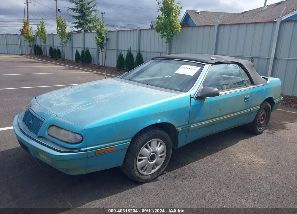 1993 CHRYSLER LEBARON VIN: 1C3XU4539PF598940