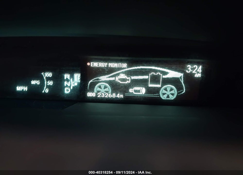 2011 TOYOTA PRIUS TWO VIN: JTDKN3DU2B1419666