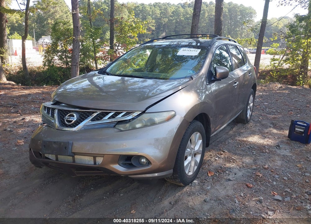 2011 NISSAN MURANO SV VIN: JN8AZ1MU7BW069382