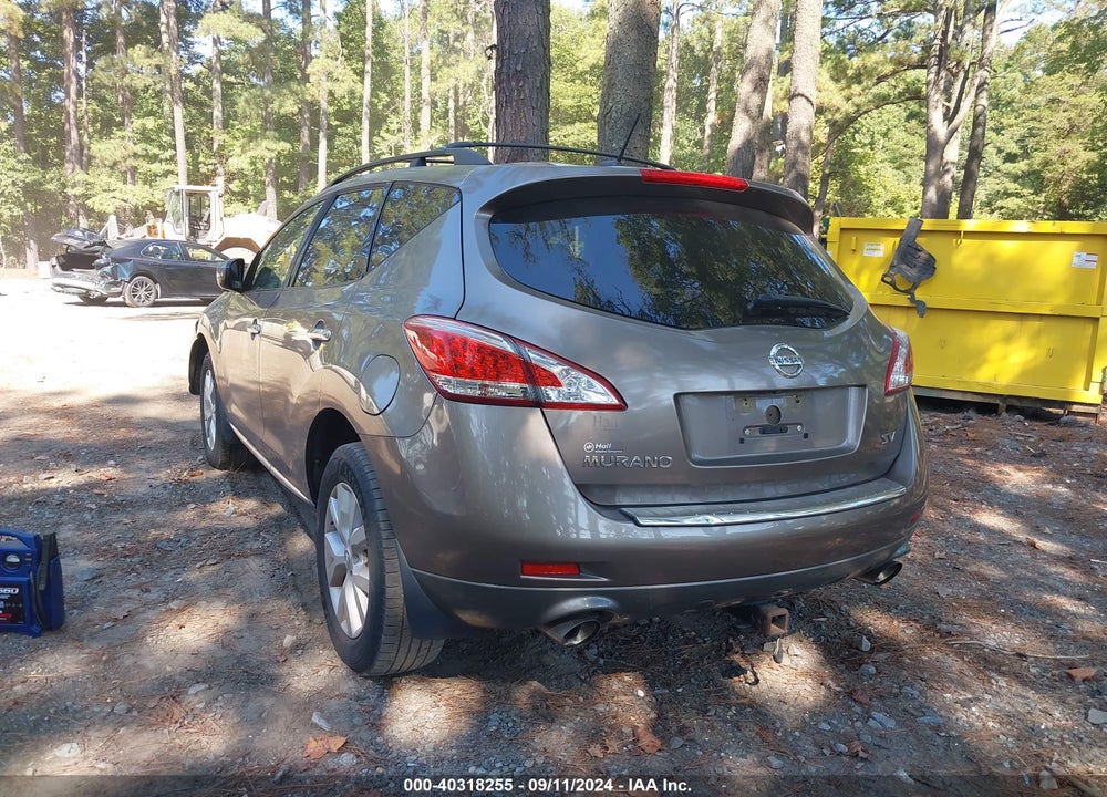 2011 NISSAN MURANO SV VIN: JN8AZ1MU7BW069382
