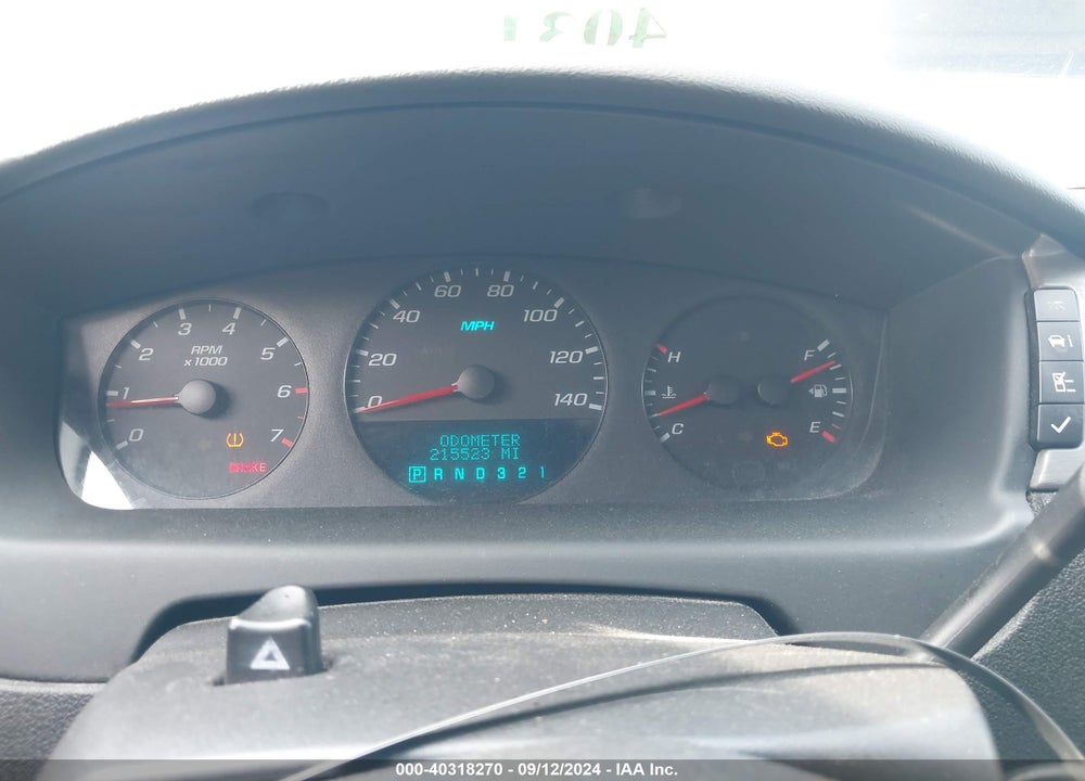 2007 CHEVROLET IMPALA POLICE VIN: 2G1WS55R679284381