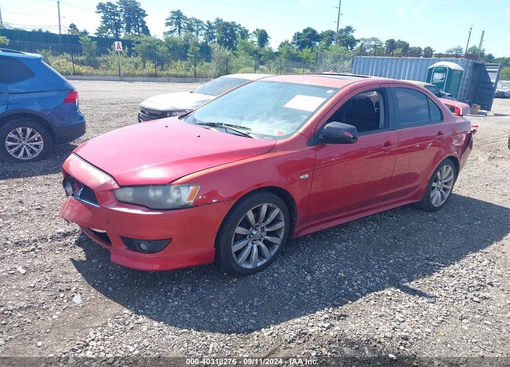 2008 MITSUBISHI LANCER GTS VIN: JA3AU86UX8U027596