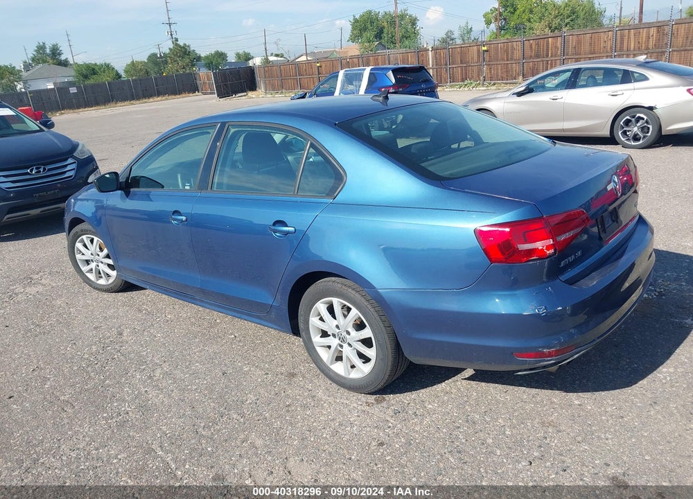 2015 VOLKSWAGEN JETTA VIN: 3VWD17AJ9FM320192