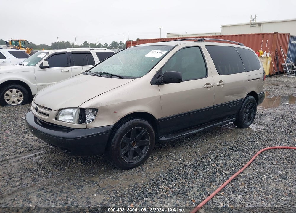 2000 TOYOTA SIENNA LE VIN: 4T3ZF13C6YU280774