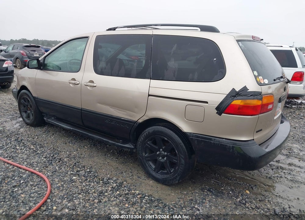 2000 TOYOTA SIENNA LE VIN: 4T3ZF13C6YU280774
