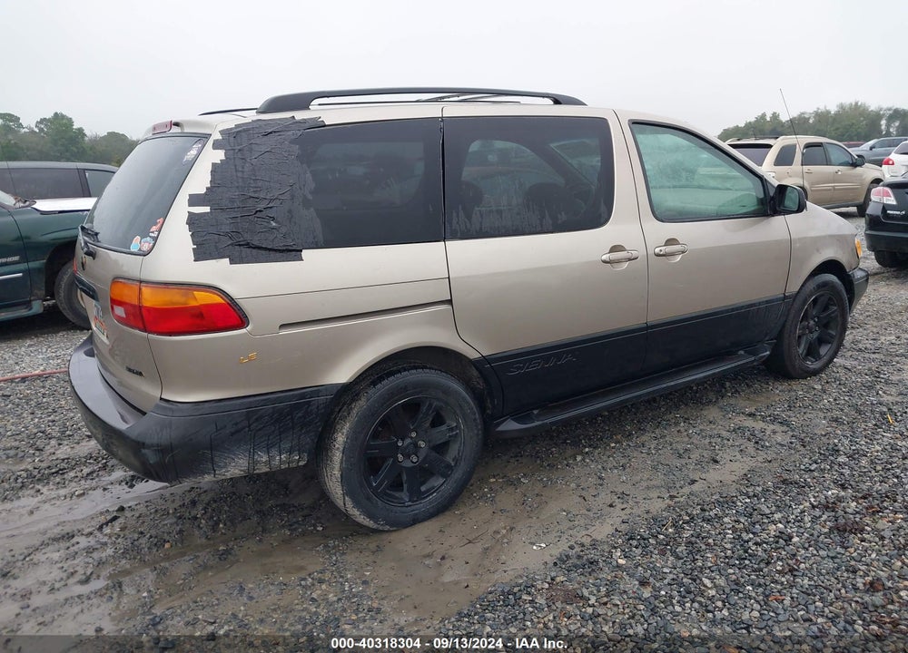 2000 TOYOTA SIENNA LE VIN: 4T3ZF13C6YU280774