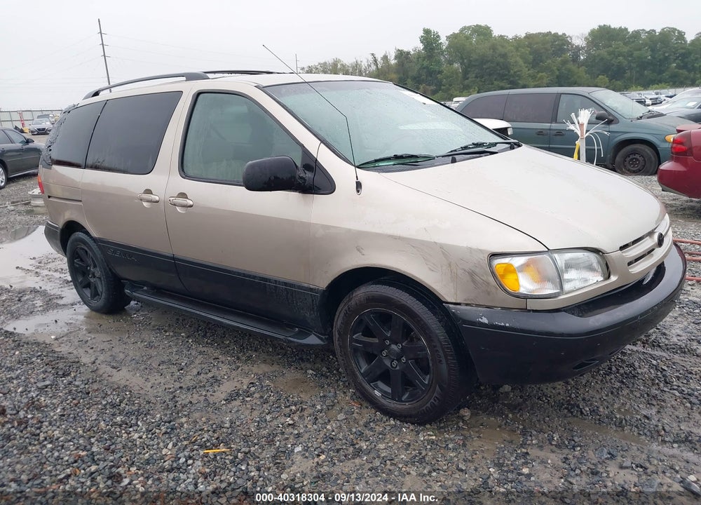 2000 TOYOTA SIENNA LE VIN: 4T3ZF13C6YU280774